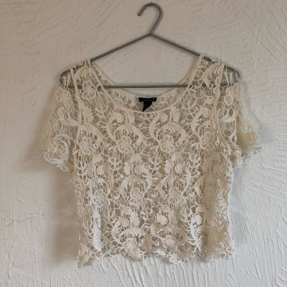 Boho Lace Crop Top